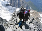Mont&eacute;e au refuge du Gouter