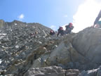 Mont&eacute;e au refuge du Gouter