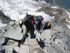 Mont&eacute;e au refuge du Gouter