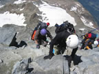Mont&eacute;e au refuge du Gouter