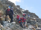 Mont&eacute;e au refuge du Gouter