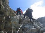 Mont&eacute;e au refuge du Gouter
