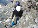Mont&eacute;e au refuge du Gouter