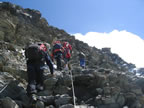 Mont&eacute;e au refuge du Gouter