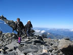 D&eacute;part du refuge de T&ecirc;te Rouse pour le Mont-Blanc