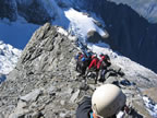 Mont&eacute;e &agrave; l’Aiguille du Gouter