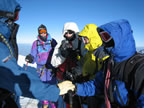 Travers&eacute;e du Mont-Blanc depuis le refuge des Cosmiques :  sommet du Mont-Blanc