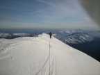 Mont-Blanc &agrave; skis