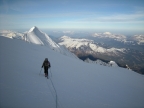 Mont-Blanc &agrave; skis