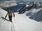 Mont-Blanc &agrave; skis
