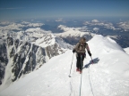 Mont-Blanc &agrave; skis