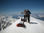 Mont-Blanc &agrave; skis