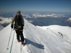 Mont-Blanc &agrave; skis