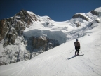Mont-Blanc &agrave; skis